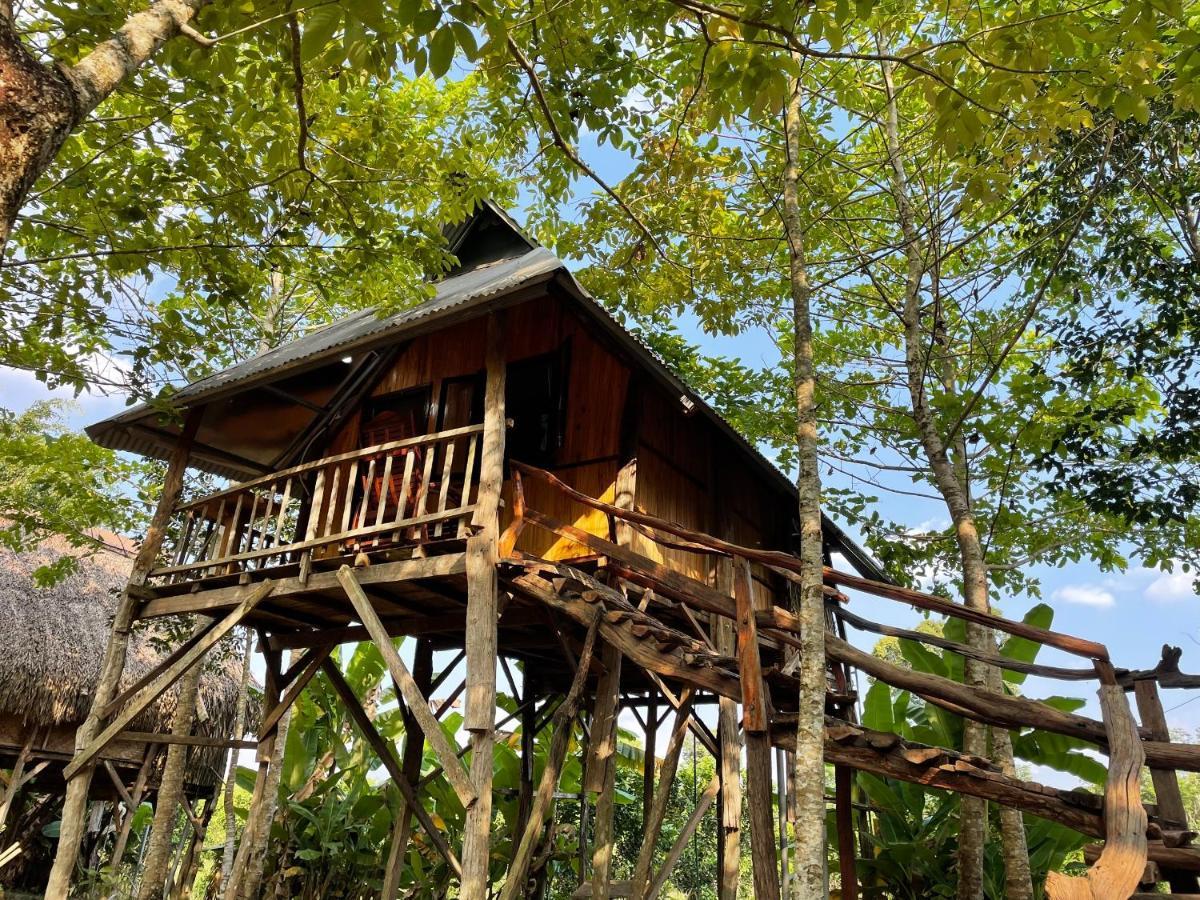 فيلا Sunny Field Eco Stilt House كات تيان المظهر الخارجي الصورة