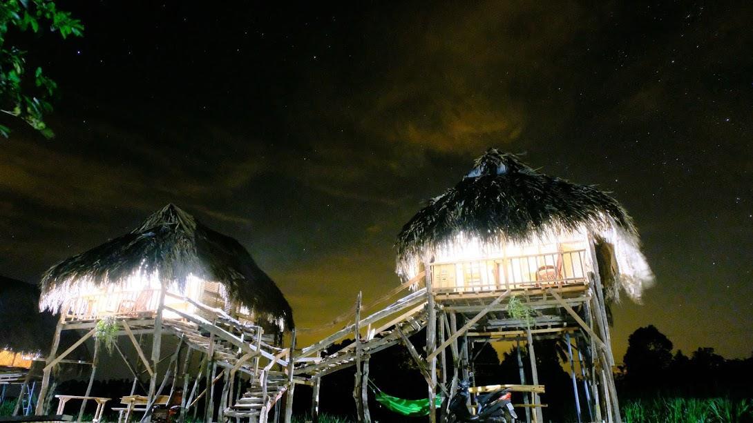 فيلا Sunny Field Eco Stilt House كات تيان المظهر الخارجي الصورة