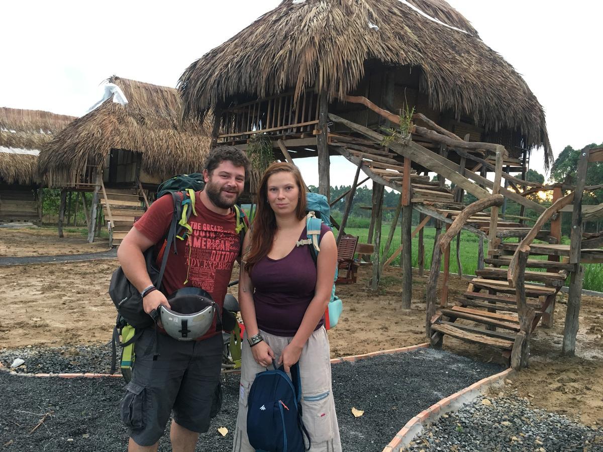 فيلا Sunny Field Eco Stilt House كات تيان المظهر الخارجي الصورة