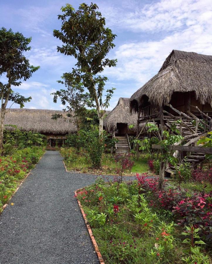 فيلا Sunny Field Eco Stilt House كات تيان المظهر الخارجي الصورة